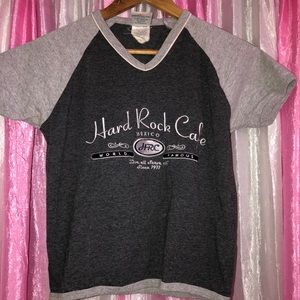 Cropped Hard Rock Tee Shirt